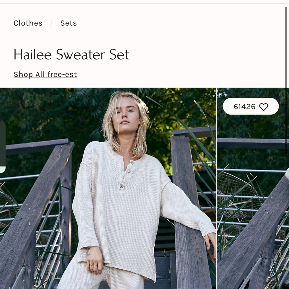 Free people sweater. Size small, good condition. Light gray.